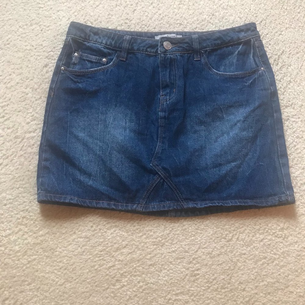 Refuge Denim mini skirt